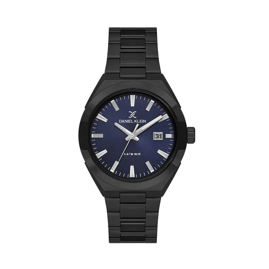 Daniel Klein Premium Black Stainless Steel Watch for Men DK.1.14145-5 - Daniel Klein Saudi Arabia