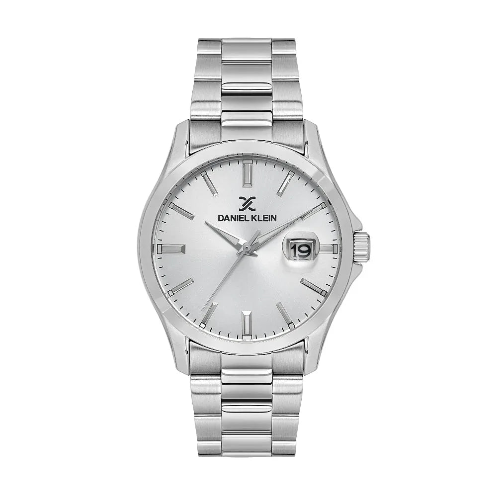 Daniel Klein Premium Silver Stainless Steel Watch for Men DK.1.14146-1 - Daniel Klein Saudi Arabia