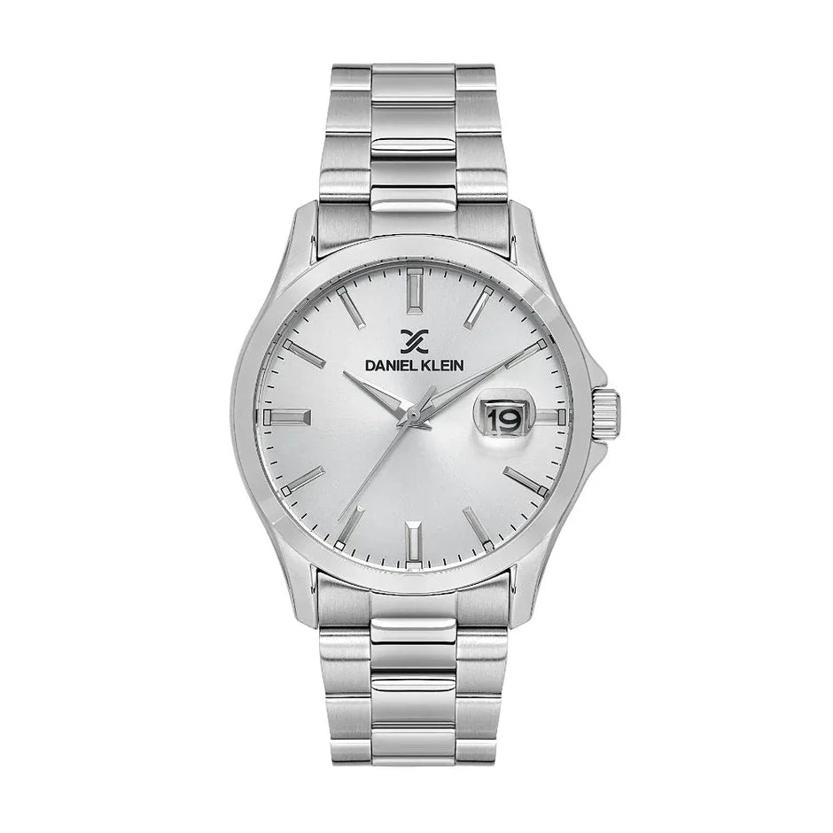 Daniel Klein Premium Silver Stainless Steel Watch for Men DK.1.14146-1 - Daniel Klein Saudi Arabia