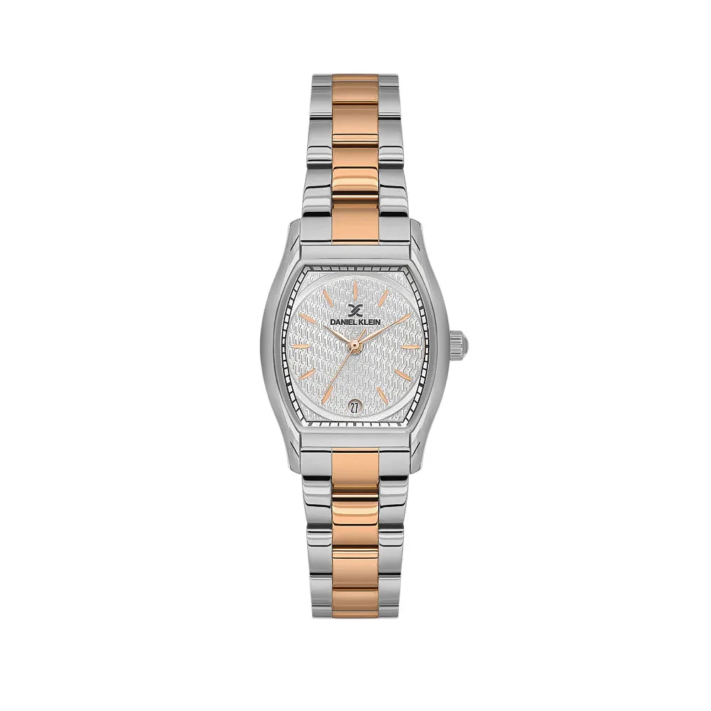 Daniel Klein Premium Silver and Rose Gold Stainless Steel Watch for Women DK.1.14151-6 - Daniel Klein Saudi Arabia