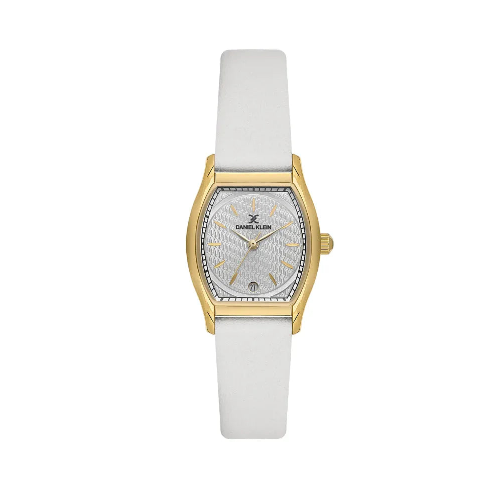 Daniel Klein Premium White Leather Watch for Women DK.1.14152-3 - Daniel Klein Saudi Arabia