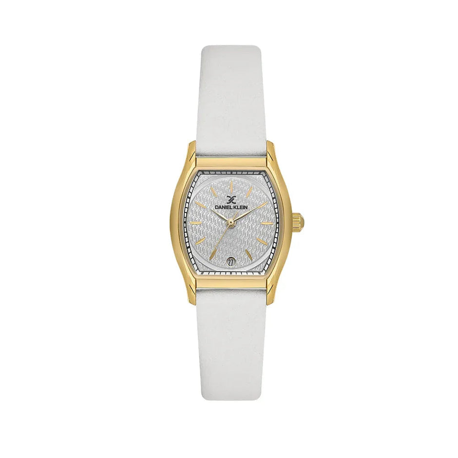 Daniel Klein Premium White Leather Watch for Women DK.1.14152-3 - Daniel Klein Saudi Arabia