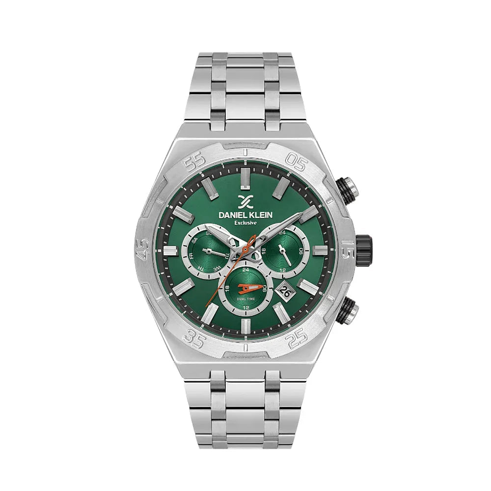 Daniel Klein Exclusive Silver Stainless Steel Watch for Men DK.1.14207-3 - Daniel Klein Saudi Arabia