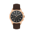 Daniel Klein Exclusive Dark Brown Leather Watch for Men DK.1.14209-5 - Daniel Klein Saudi Arabia