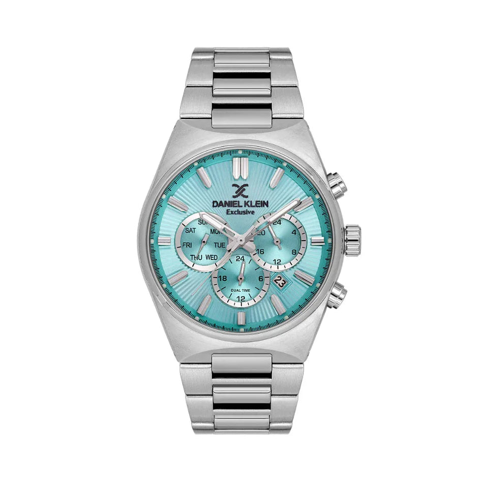 Daniel Klein Exclusive Silver Stainless Steel Watch for Men DK.1.14210-4 - Daniel Klein Saudi Arabia