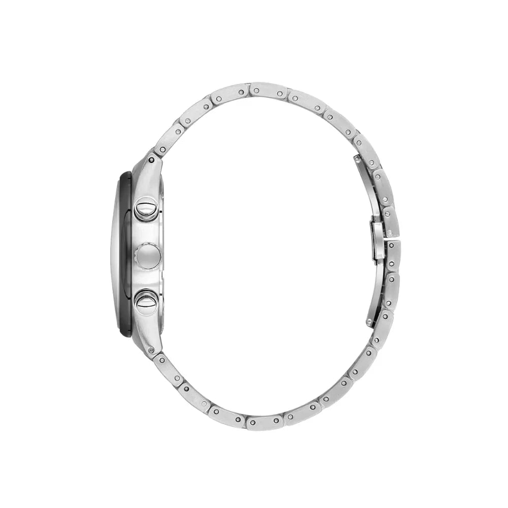 Daniel Klein Exclusive Silver and Black Stainless Steel Watch for Men DK.1.14210-6 - Daniel Klein Saudi Arabia