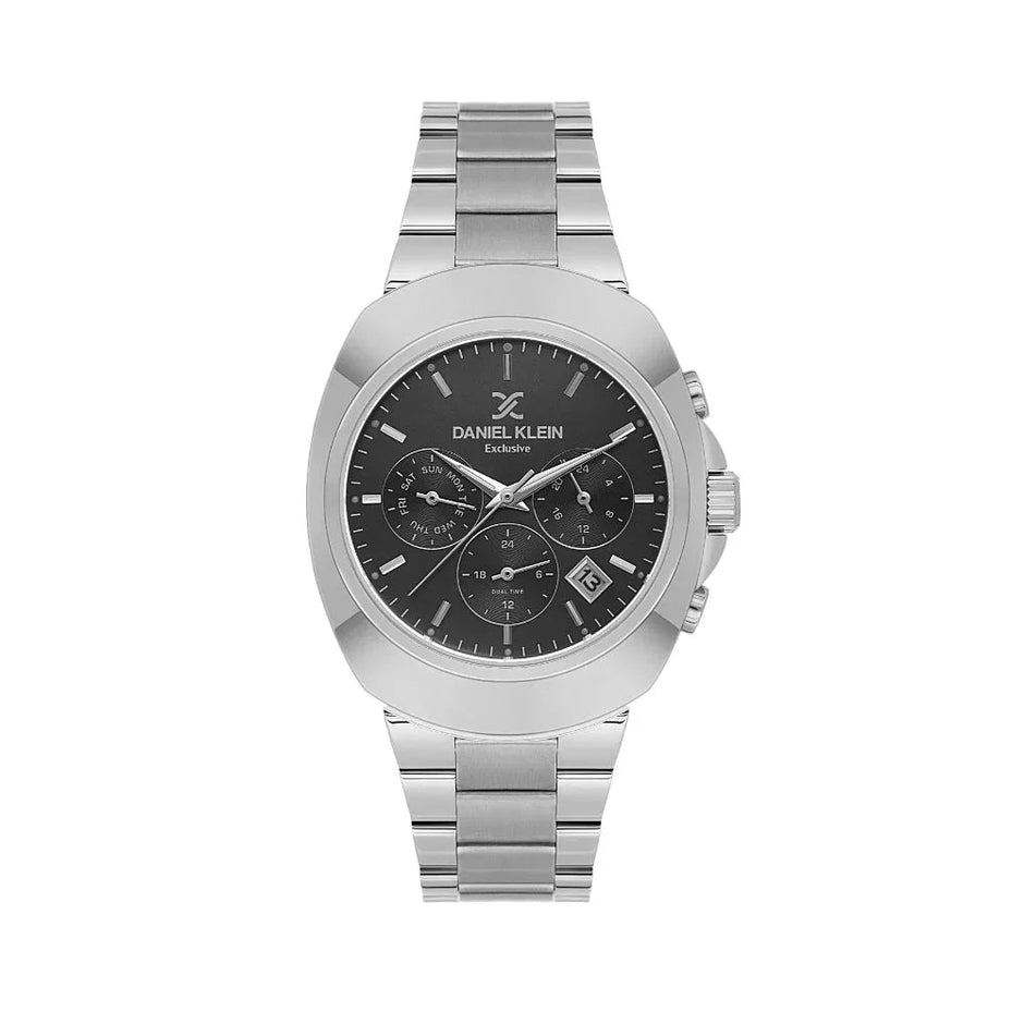 Daniel Klein Exclusive Silver Stainless Steel Watch for Men DK.1.14211-2 - Daniel Klein Saudi Arabia