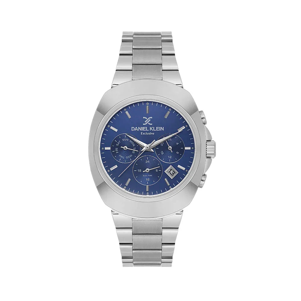Daniel Klein Exclusive Silver Stainless Steel Watch for Men DK.1.14211-3 - Daniel Klein Saudi Arabia