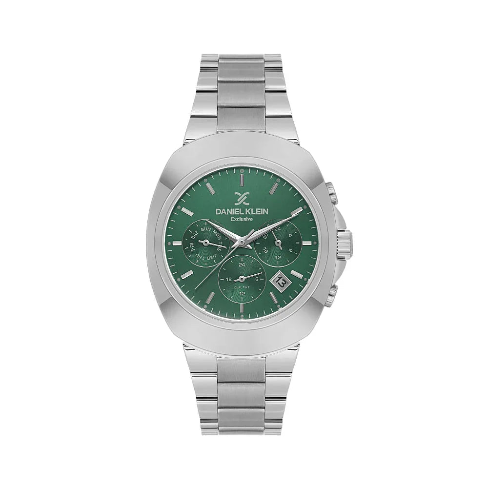 Daniel Klein Exclusive Silver Stainless Steel Watch for Men DK.1.14211-4 - Daniel Klein Saudi Arabia