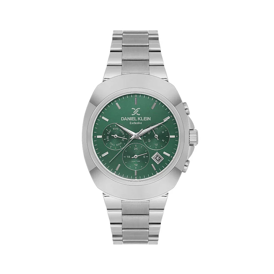 Daniel Klein Exclusive Silver Stainless Steel Watch for Men DK.1.14211-4 - Daniel Klein Saudi Arabia