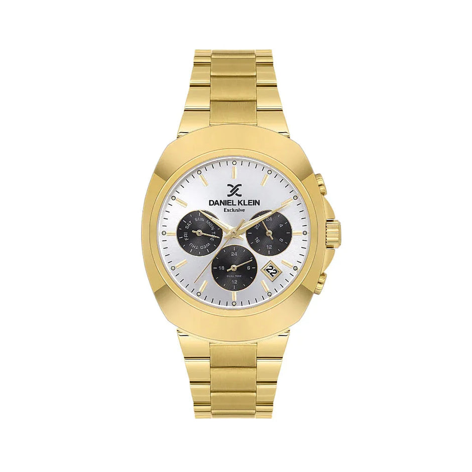 Daniel Klein Exclusive Gold Stainless Steel Watch for Men DK.1.14211-5 - Daniel Klein Saudi Arabia