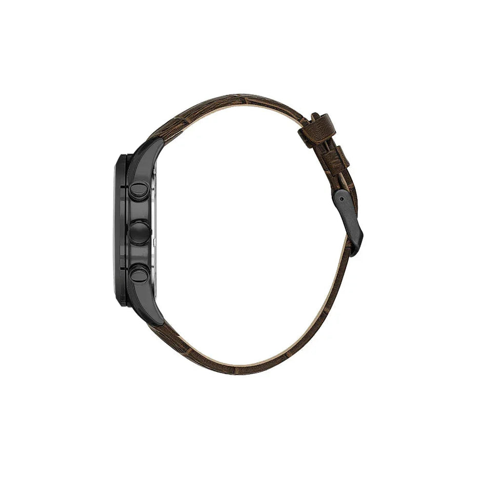 Daniel Klein Exclusive Dark Brown Leather Watch for Men DK.1.14212-5 - Daniel Klein Saudi Arabia