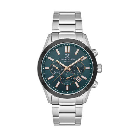 Daniel Klein Exclusive Silver Stainless Steel Watch for Men DK.1.14213-4 - Daniel Klein Saudi Arabia