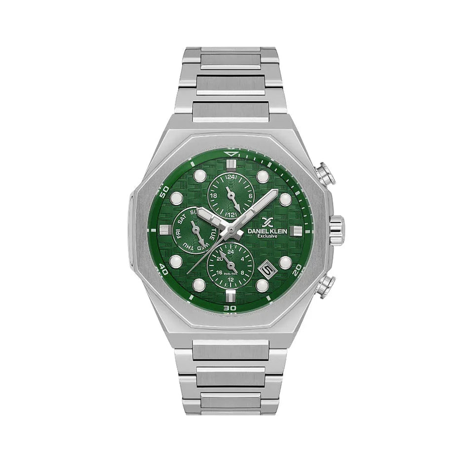 Daniel Klein Exclusive Silver Stainless Steel Watch for Men DK.1.14217-3 - Daniel Klein Saudi Arabia