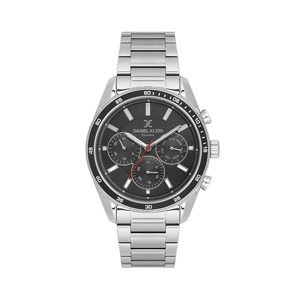 Daniel Klein Exclusive Silver Stainless Steel Watch for Men DK.1.14220-2 - Daniel Klein Saudi Arabia
