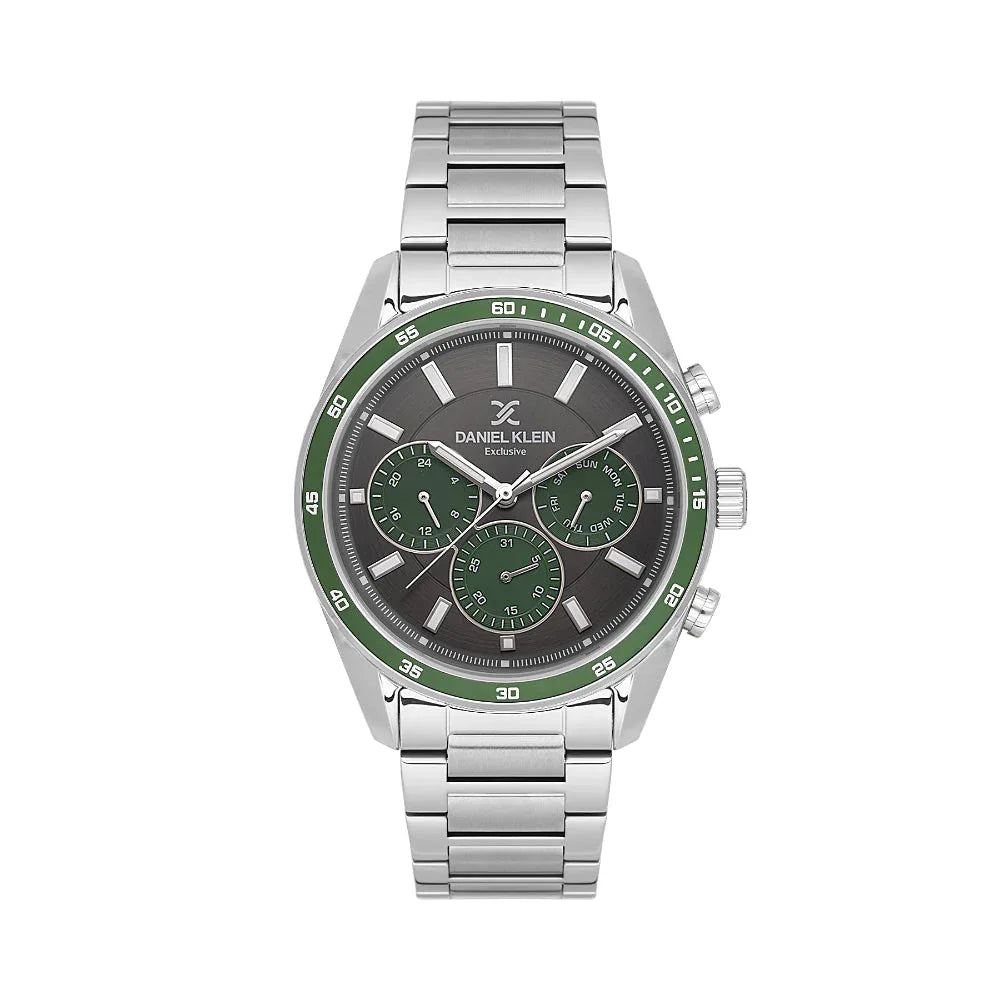 Daniel Klein Exclusive Silver Stainless Steel Watch for Men DK.1.14220-5 - Daniel Klein Saudi Arabia