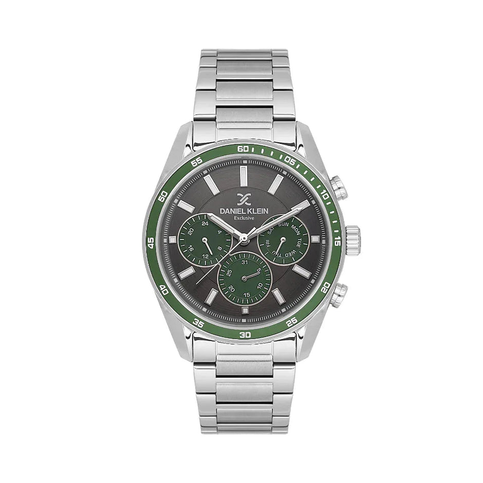 Daniel Klein Exclusive Silver Stainless Steel Watch for Men DK.1.14220-5 - Daniel Klein Saudi Arabia