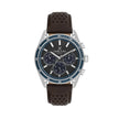 Daniel Klein Exclusive Dark Brown Leather Watch for Men DK.1.14221-5 - Daniel Klein Saudi Arabia