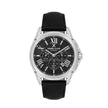 Daniel Klein Exclusive Black Leather Watch for Men DK.1.14223-2 - Daniel Klein Saudi Arabia