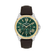 Daniel Klein Exclusive Dark Brown Leather Watch for Men DK.1.14223-4 - Daniel Klein Saudi Arabia