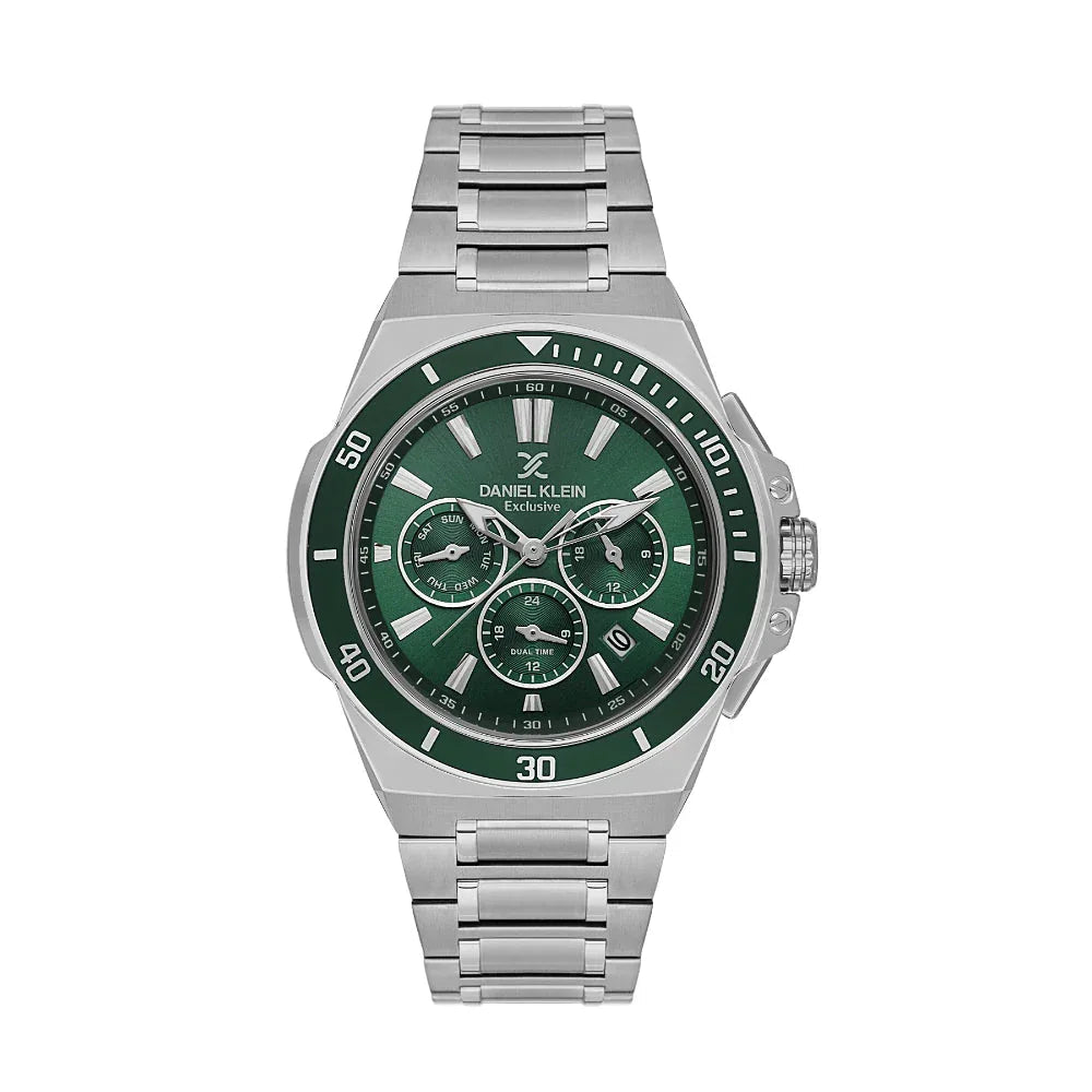 Daniel Klein Exclusive Silver Stainless Steel Watch for Men DK.1.14226-3 - Daniel Klein Saudi Arabia