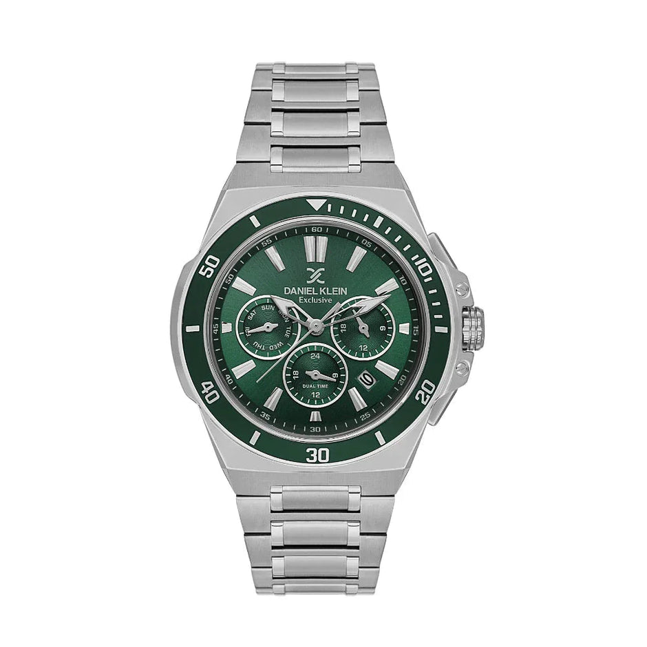 Daniel Klein Exclusive Silver Stainless Steel Watch for Men DK.1.14226-3 - Daniel Klein Saudi Arabia