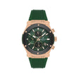 Daniel Klein Exclusive Dark Green Silicone Band Watch for Men DK.1.14228-5 - Daniel Klein Saudi Arabia