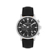 Daniel Klein Exclusive Black Leather Watch for Men DK.1.14229-2 - Daniel Klein Saudi Arabia