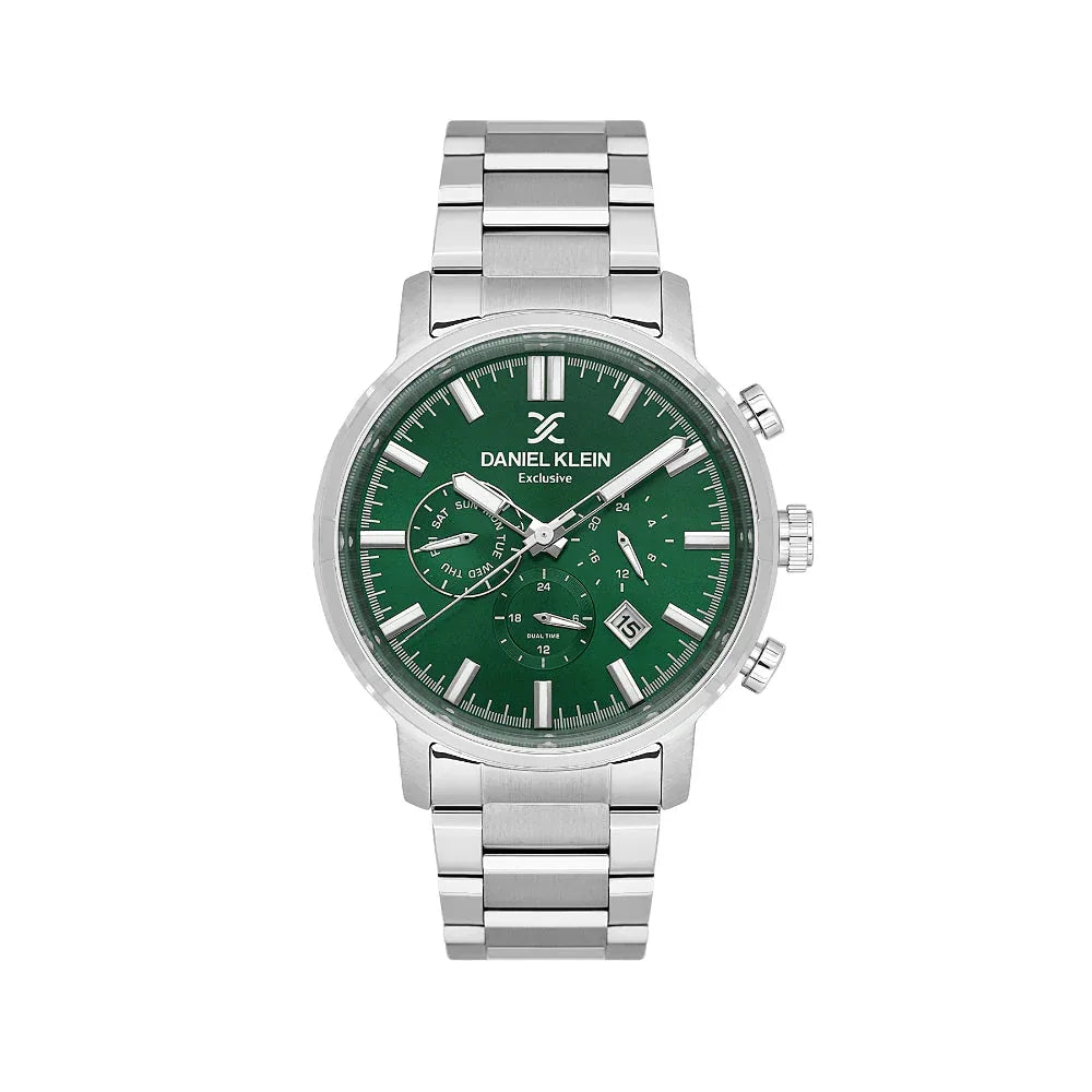 Daniel Klein Exclusive Silver Stainless Steel Watch for Men DK.1.14230-4 - Daniel Klein Saudi Arabia