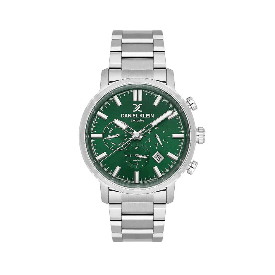 Daniel Klein Exclusive Silver Stainless Steel Watch for Men DK.1.14230-4 - Daniel Klein Saudi Arabia