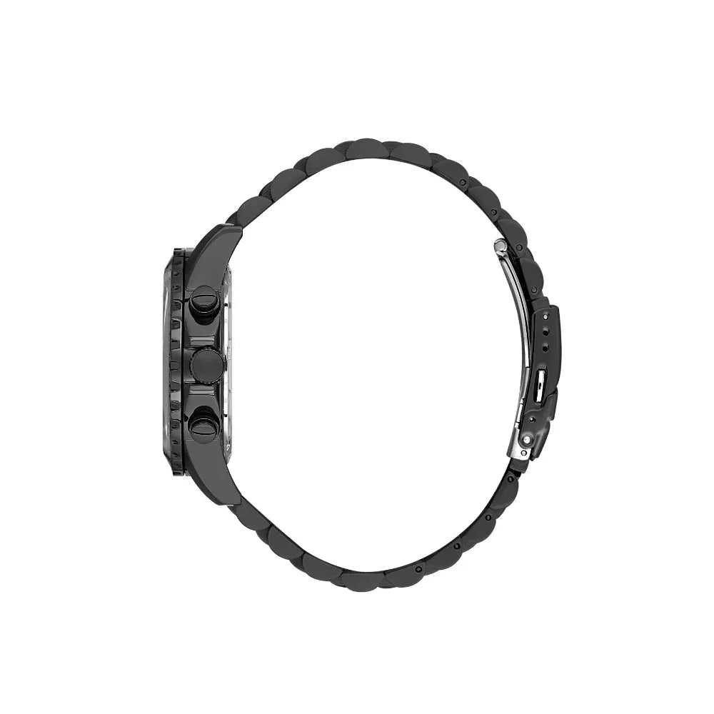 Daniel Klein Exclusive Black Stainless Steel Watch for Men DK.1.14233-4 - Daniel Klein Saudi Arabia