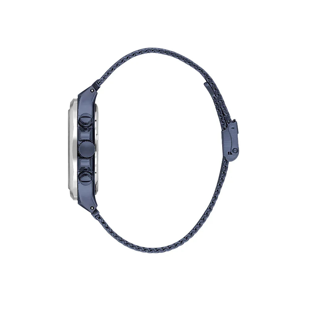 Daniel Klein Exclusive Dark Blue Mesh Band Watch for Men DK.1.14234-4 - Daniel Klein Saudi Arabia