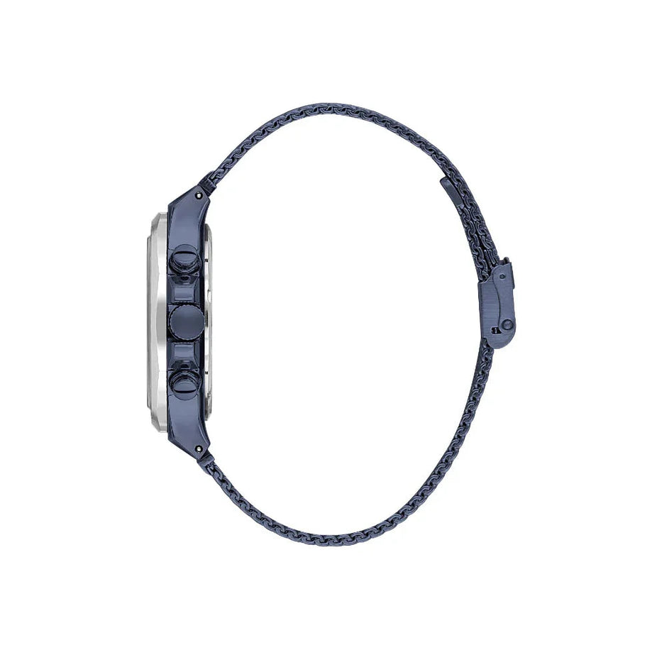 Daniel Klein Exclusive Dark Blue Mesh Band Watch for Men DK.1.14234-4 - Daniel Klein Saudi Arabia