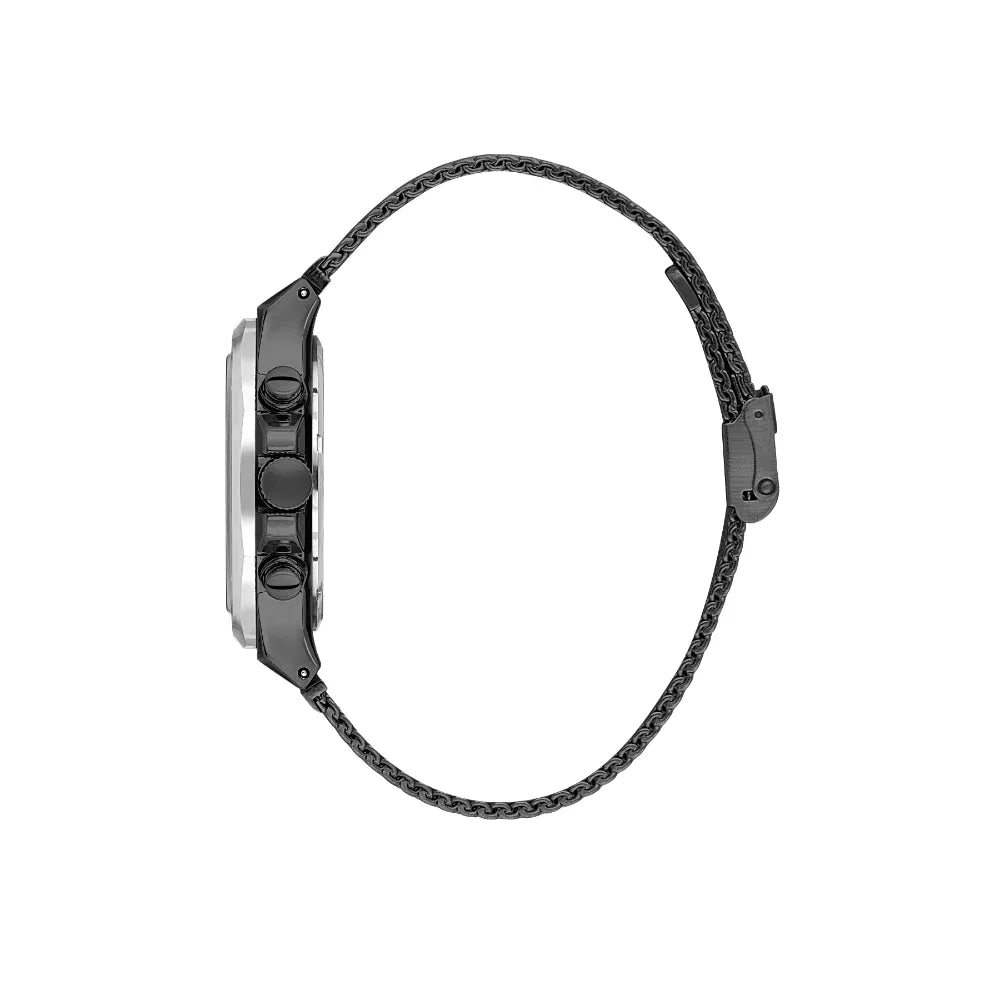 Daniel Klein Exclusive Black Mesh Band Watch for Men DK.1.14234-5 - Daniel Klein Saudi Arabia