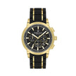 Daniel Klein Exclusive Black and Gold Stainless Steel and Silicone Watch for Men DK.1.14235-3 - Daniel Klein Saudi Arabia