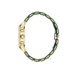 Daniel Klein Exclusive Dark Green and Gold Stainless Steel and Silicone Watch for Men DK.1.14235-4 - Daniel Klein Saudi Arabia