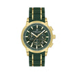 Daniel Klein Exclusive Dark Green and Gold Stainless Steel and Silicone Watch for Men DK.1.14235-4 - Daniel Klein Saudi Arabia