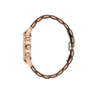 Daniel Klein Exclusive Dark Brown and Rose Gold Stainless Steel and Silicone Watch for Men DK.1.14235-5 - Daniel Klein Saudi Arabia