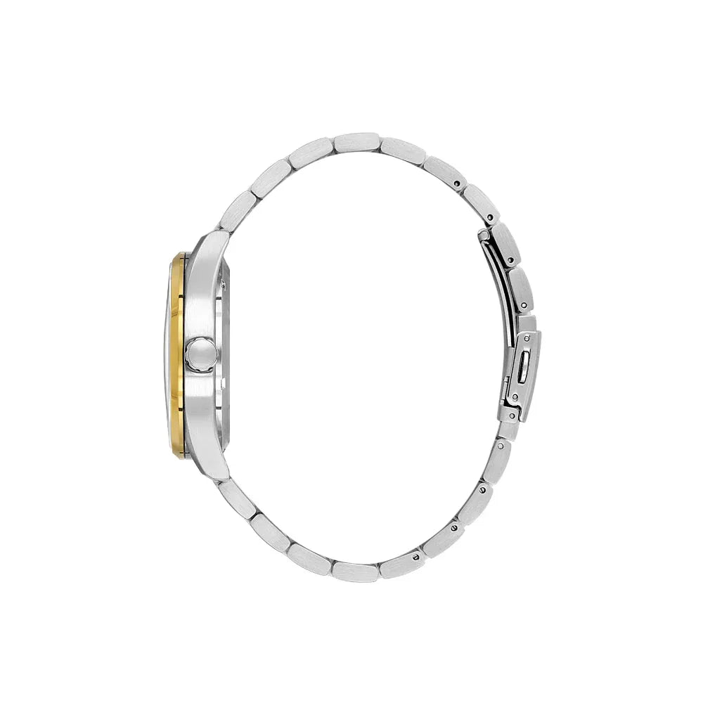 Daniel Klein Skeleton Silver and Gold Stainless Steel Watch for Men DK.1.14266-3 - Daniel Klein Saudi Arabia