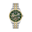 Daniel Klein Skeleton Silver and Gold Stainless Steel Watch for Men DK.1.14266-3 - Daniel Klein Saudi Arabia