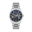 Daniel Klein Skeleton Silver Stainless Steel Watch for Men DK.1.14269-5 - Daniel Klein Saudi Arabia