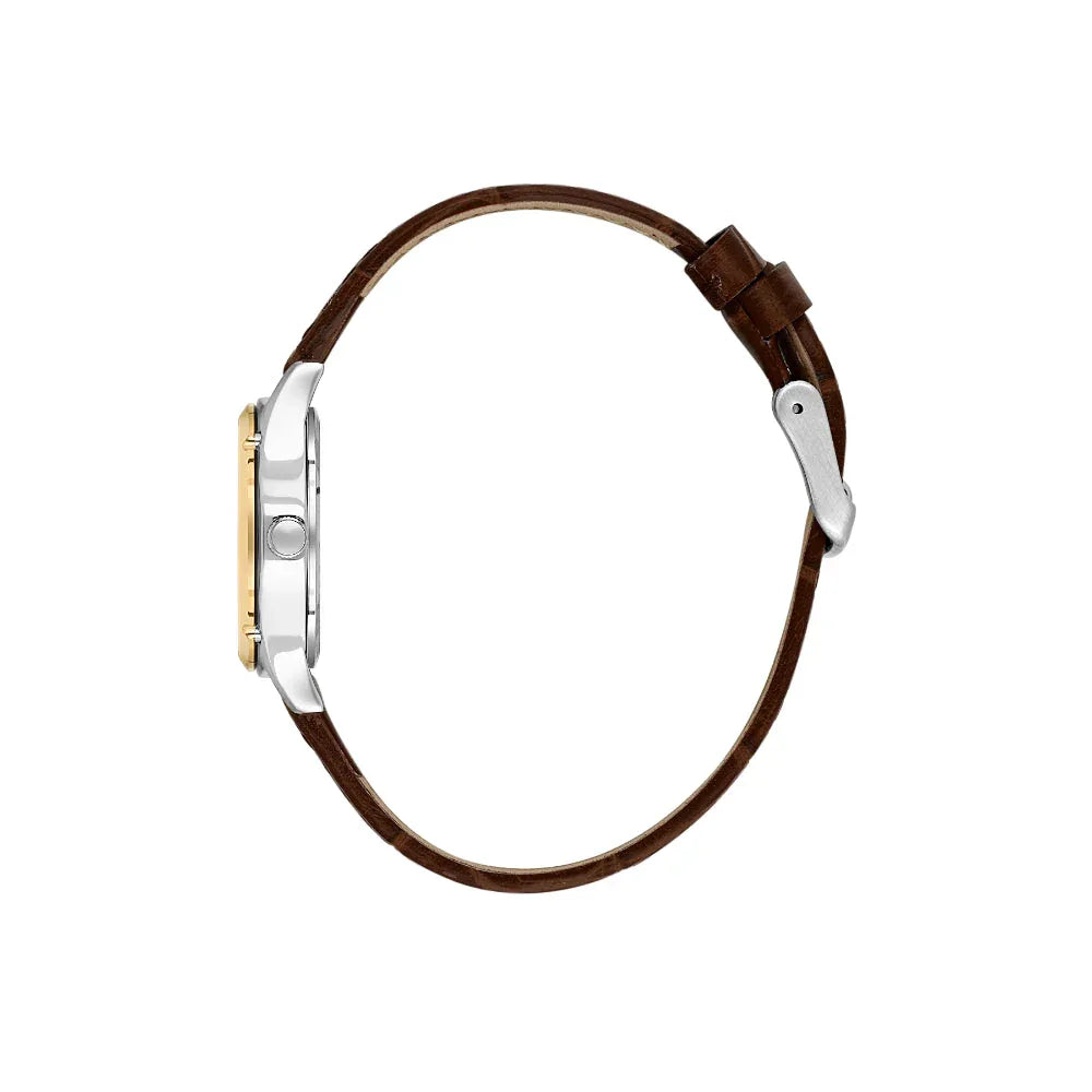 Daniel Klein Premium Dark Brown Leather Watch for Women DK.1.14270-4 - Daniel Klein Saudi Arabia