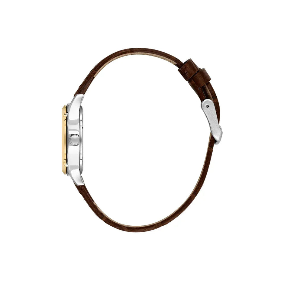 Daniel Klein Premium Dark Brown Leather Watch for Women DK.1.14270-4 - Daniel Klein Saudi Arabia