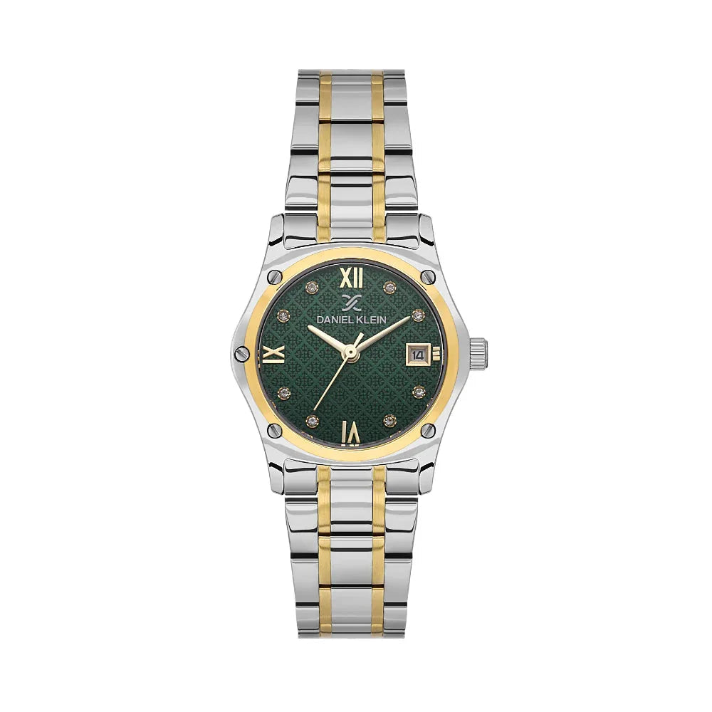 Daniel Klein Premium Silver and Gold Stainless Steel Watch for Women DK.1.14271-4 - Daniel Klein Saudi Arabia