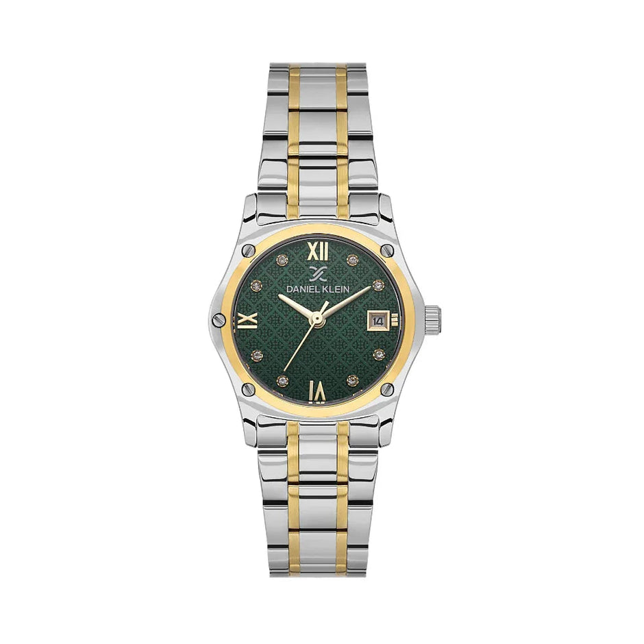 Daniel Klein Premium Silver and Gold Stainless Steel Watch for Women DK.1.14271-4 - Daniel Klein Saudi Arabia