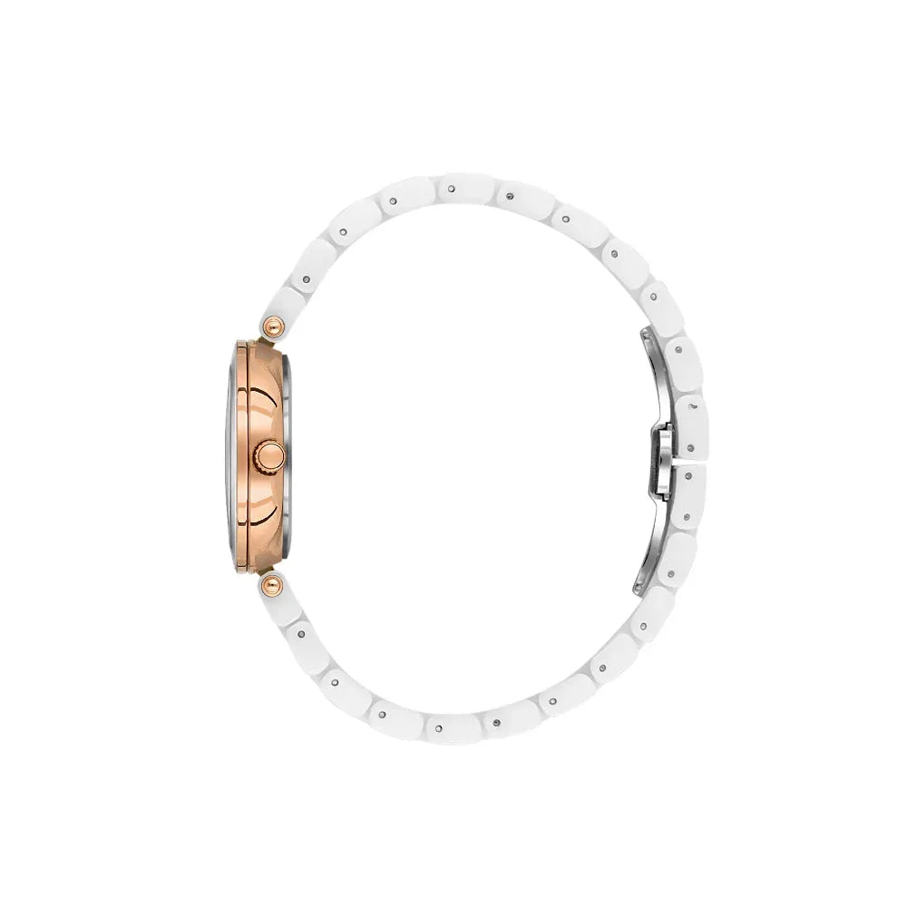 Daniel Klein Premium White Ceramic Band Watch for Women DK.1.14282-1 - Daniel Klein Saudi Arabia