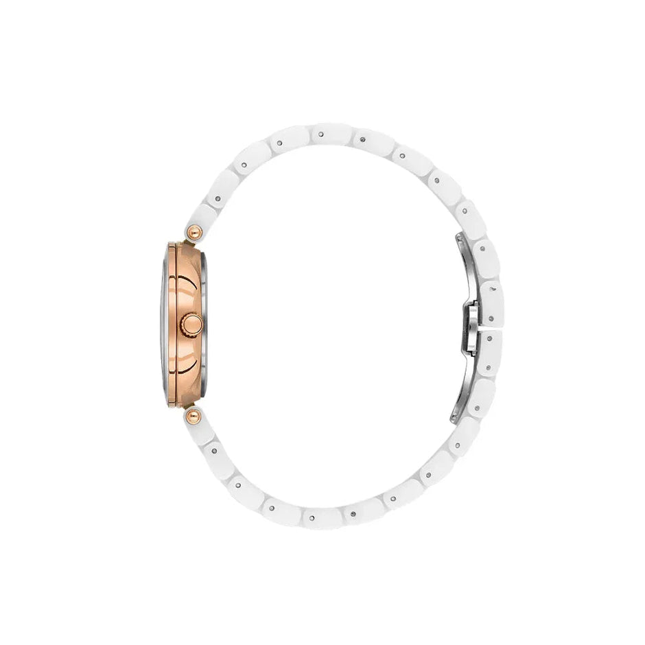 Daniel Klein Premium White Ceramic Band Watch for Women DK.1.14282-1 - Daniel Klein Saudi Arabia