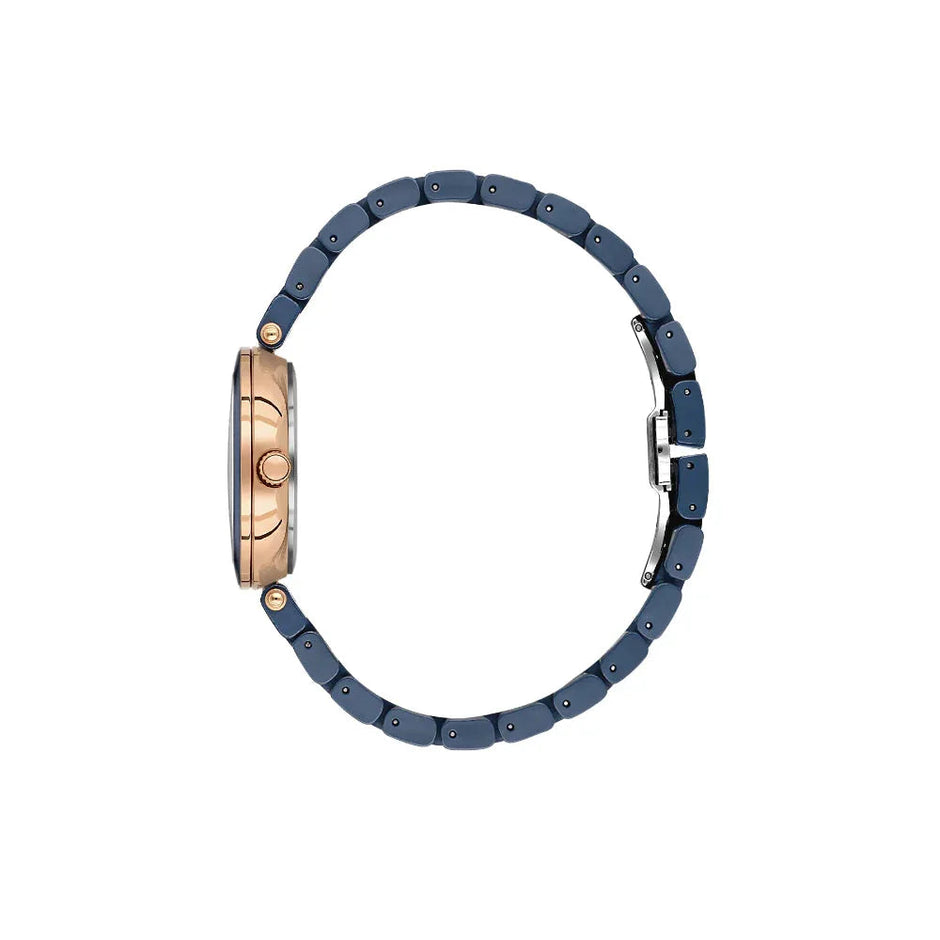 Daniel Klein Premium Blue Ceramic Band Watch for Women DK.1.14282-5 - Daniel Klein Saudi Arabia