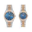 Daniel Klein Pair Silver and Rose Gold Stainless Steel Watch for Couple DK.1.14283-5 - Daniel Klein Saudi Arabia