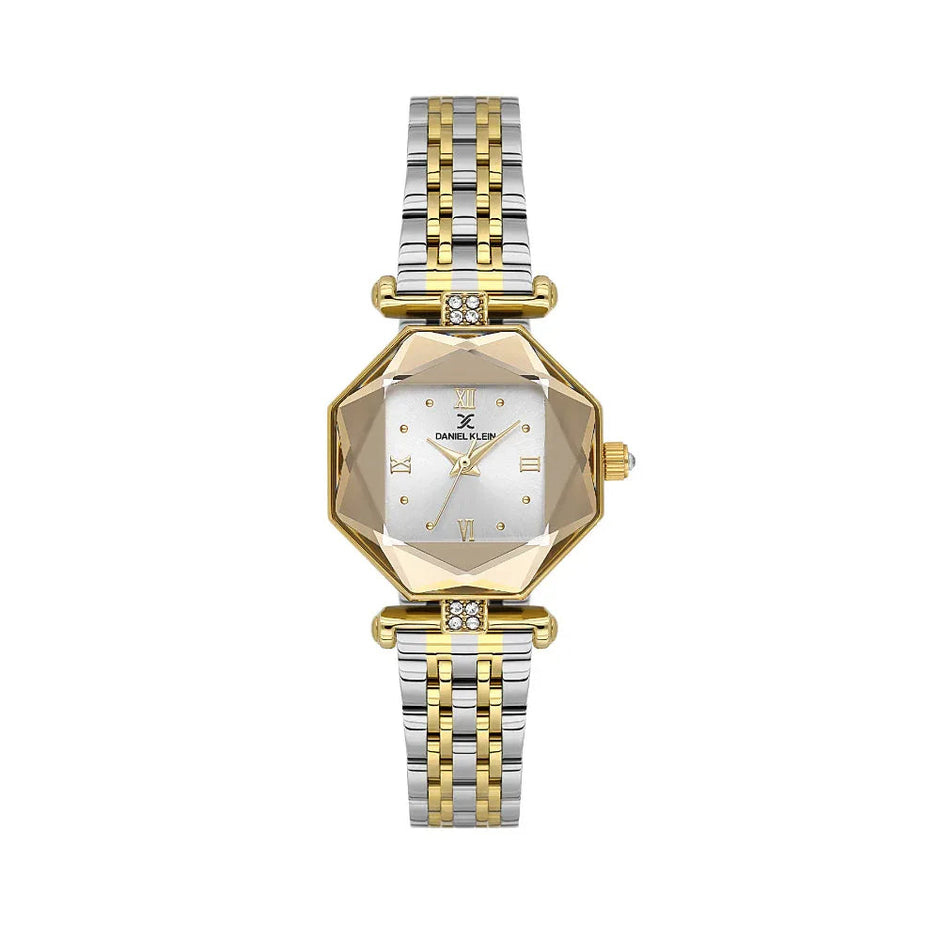 Daniel Klein Premium Silver and Gold Stainless Steel Watch for Women DK.6.14131-3 - Daniel Klein Saudi Arabia